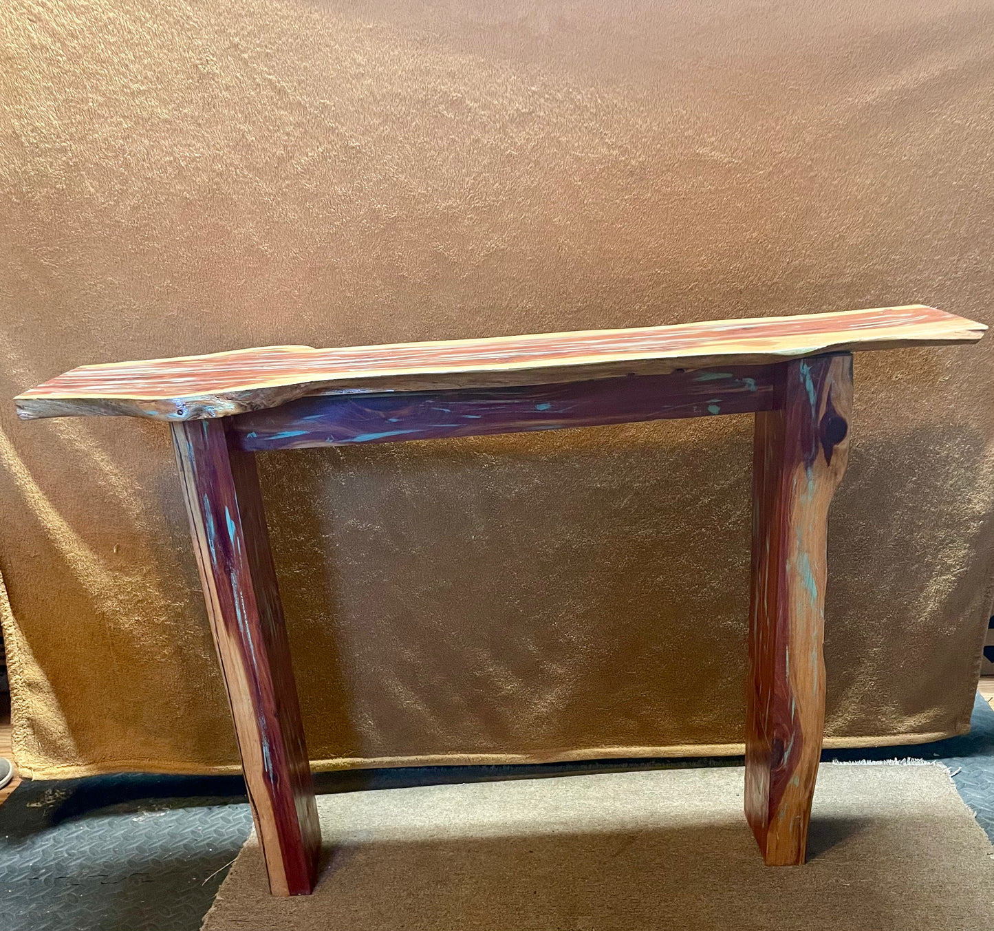 Cedar Live Edge Entry/Console Table