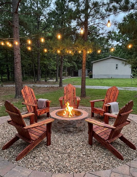Custom Made Red Cedar Adirondack