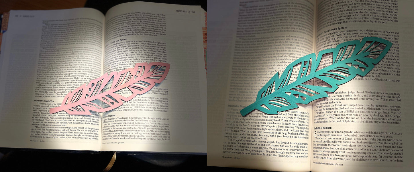 Handmade Reversable Bookmarks