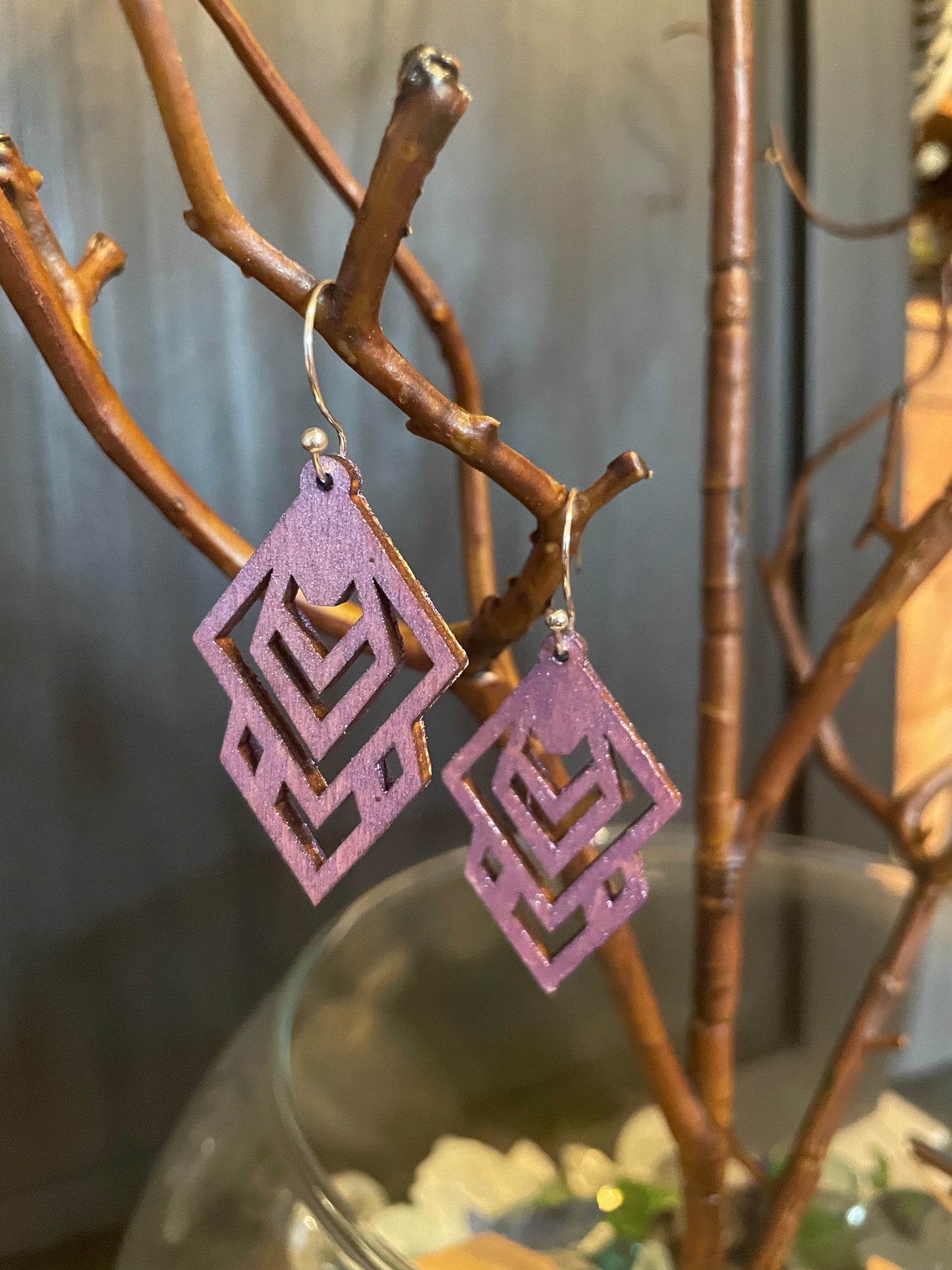Wood Earrings