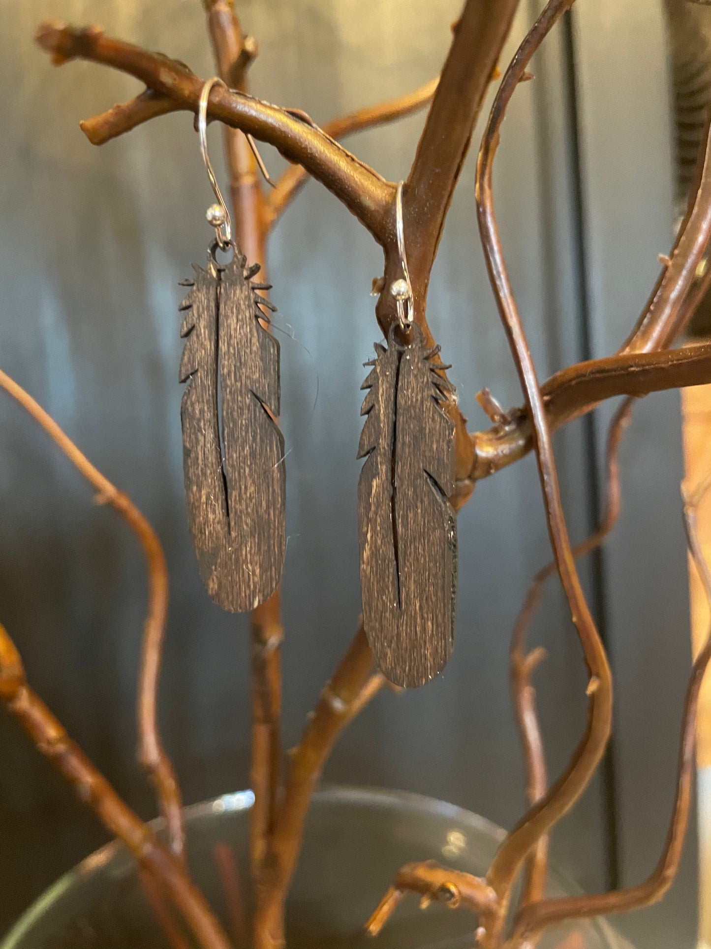 Wood Earrings