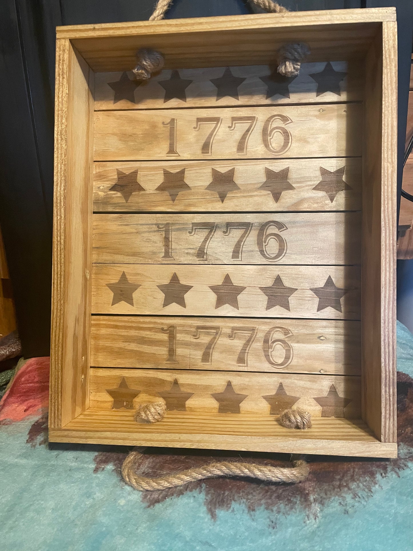 15" x 12" Custom Hand Made Wooden Tray