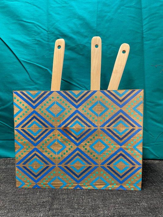 Custom Made Wood Utensil Holders