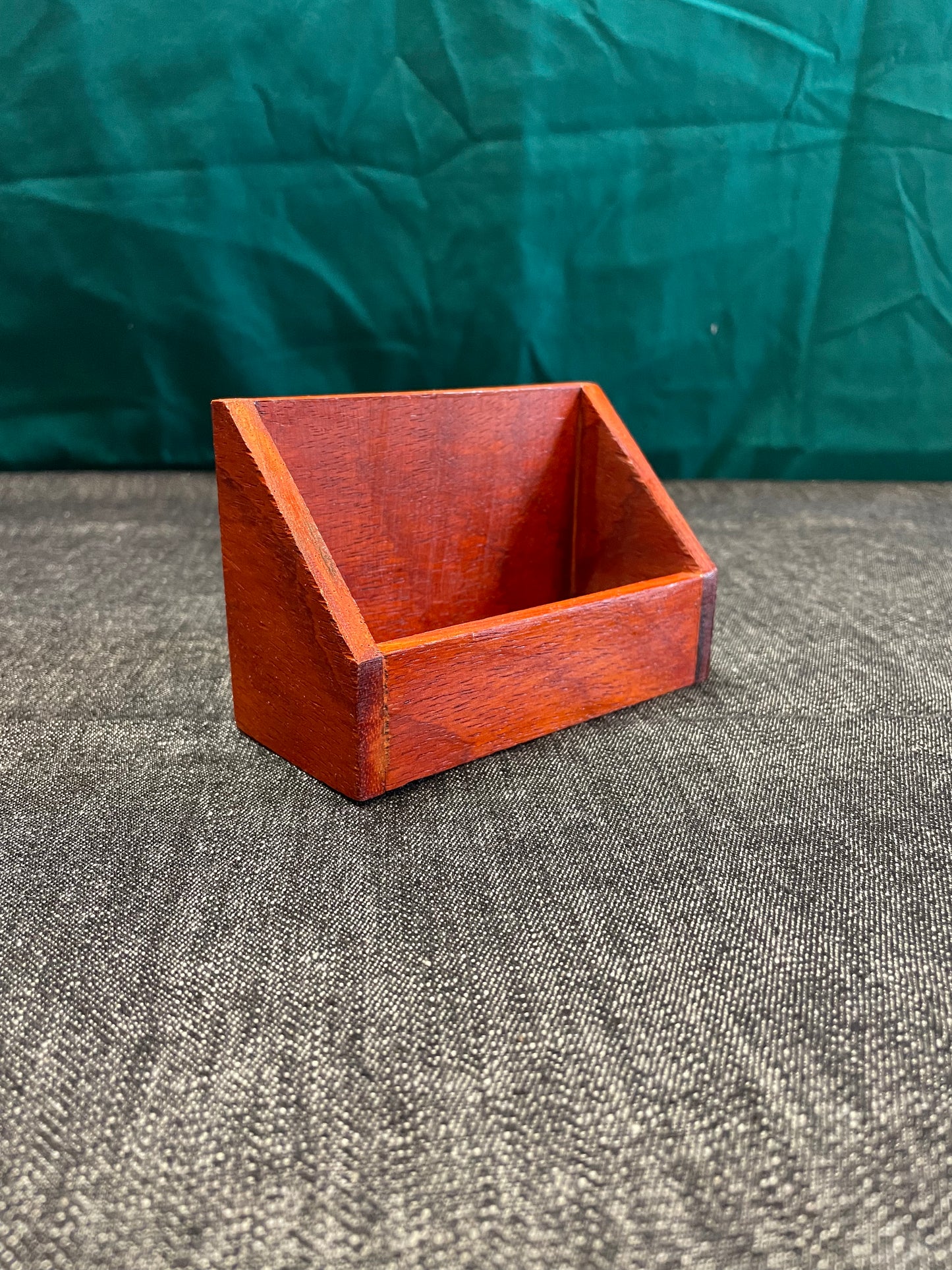 Custom Made African Padauk Desk Set