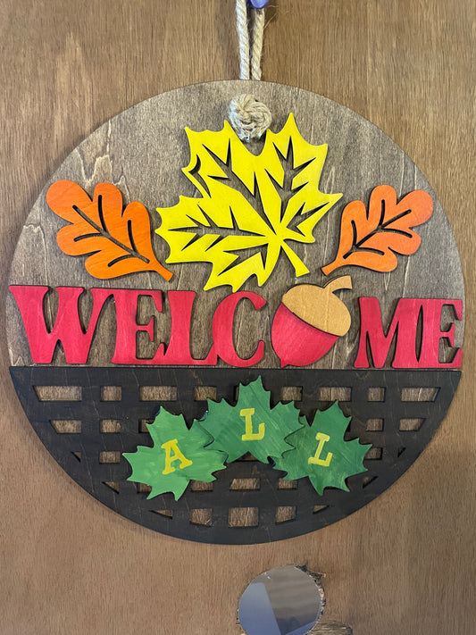 Welcome ALL Fall Sign
