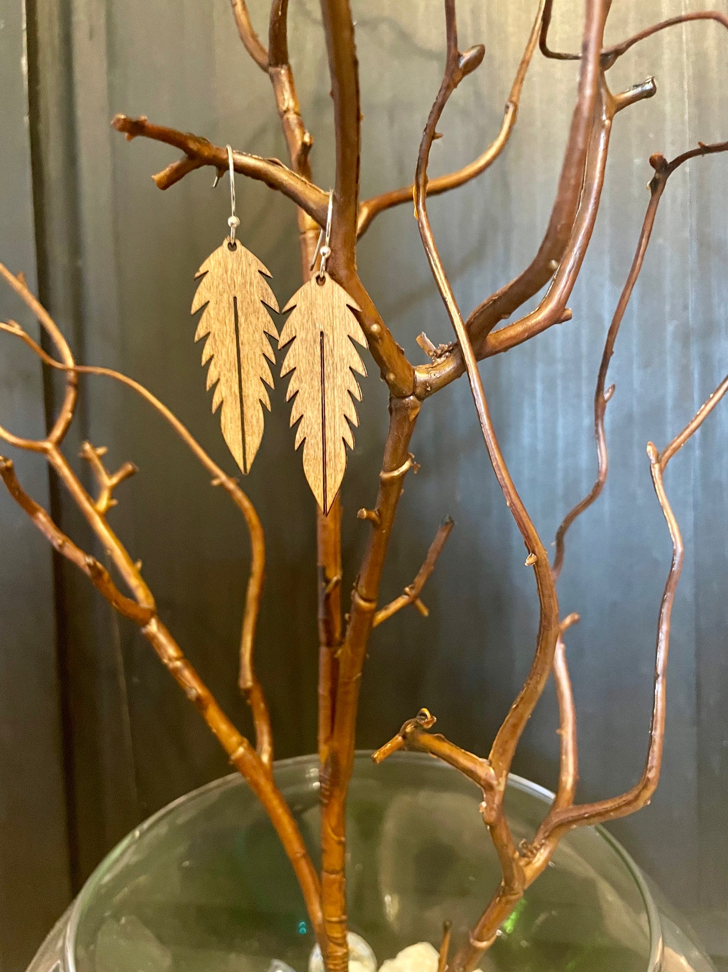 Wood Earrings