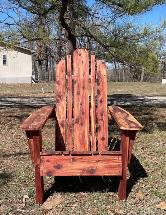 Custom Made Red Cedar Adirondack