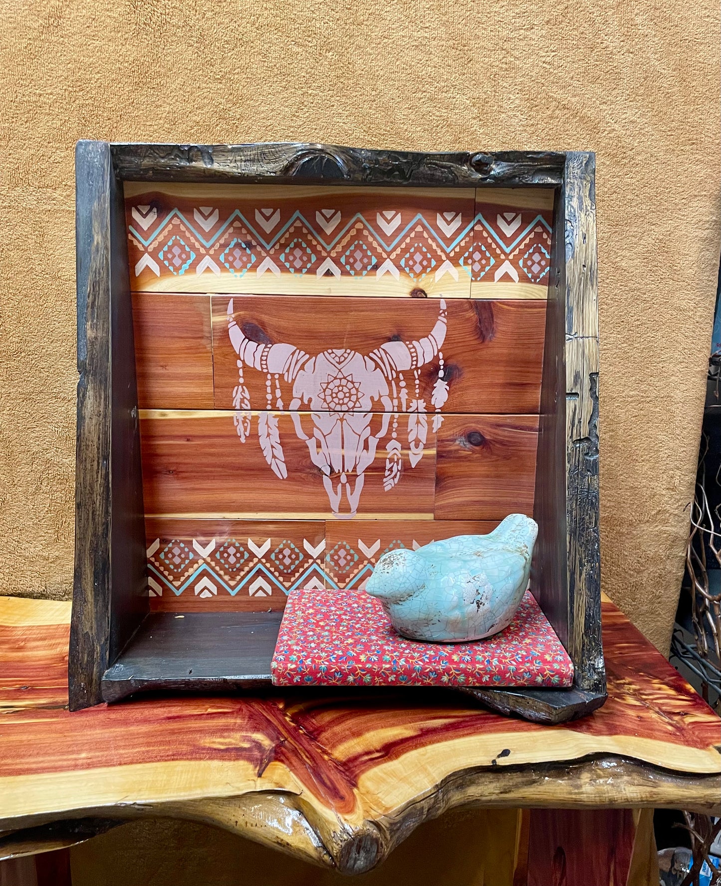 Rustic Live Edge Small Shelf