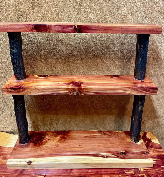 3 Tier Rustic Shelf