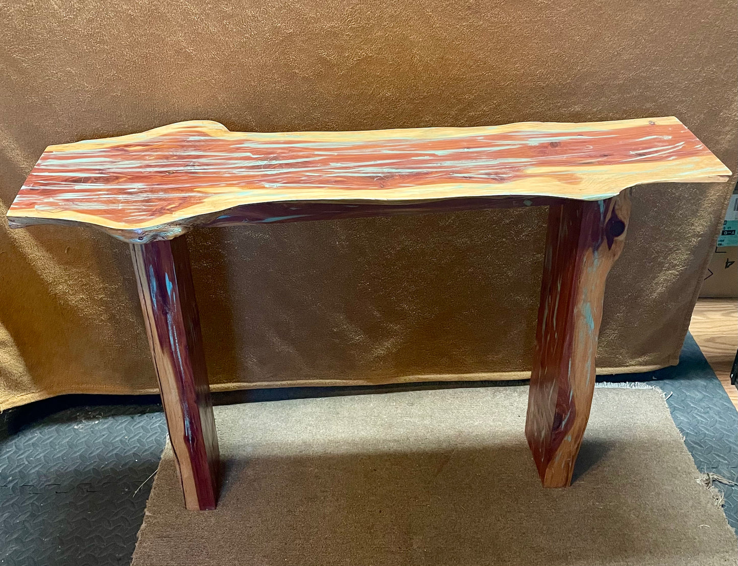 Cedar Live Edge Entry/Console Table