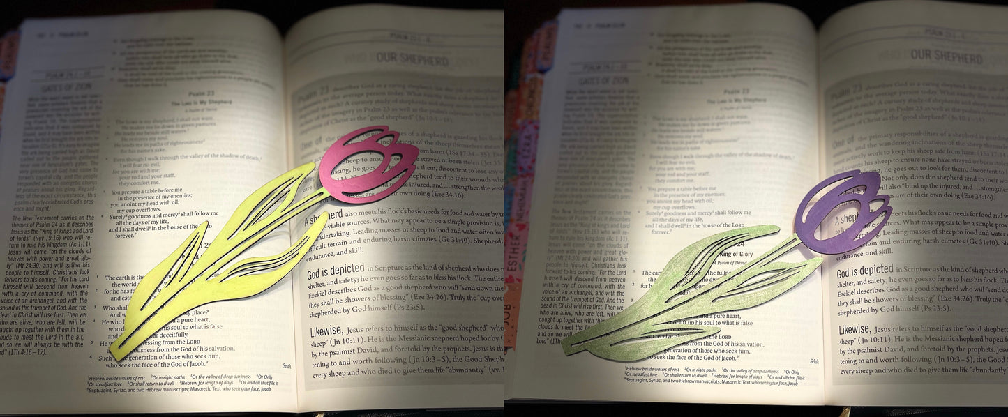 Handmade Reversable Bookmarks