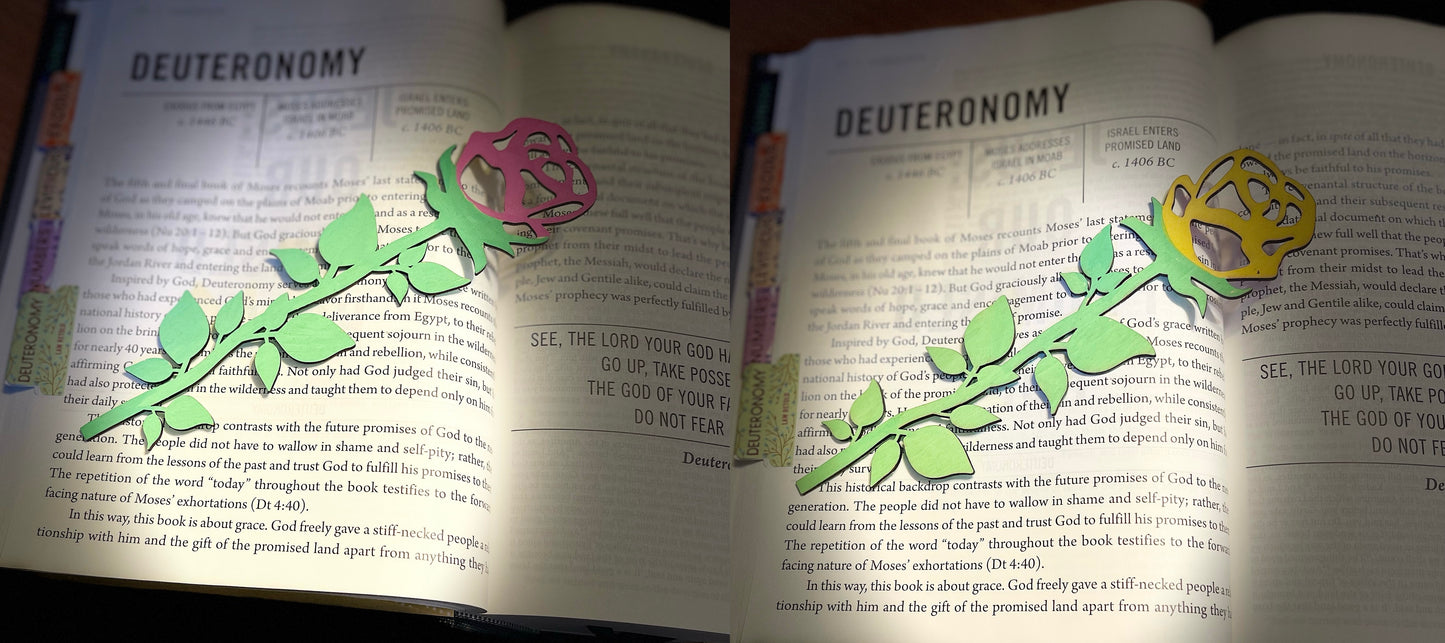 Handmade Reversable Bookmarks
